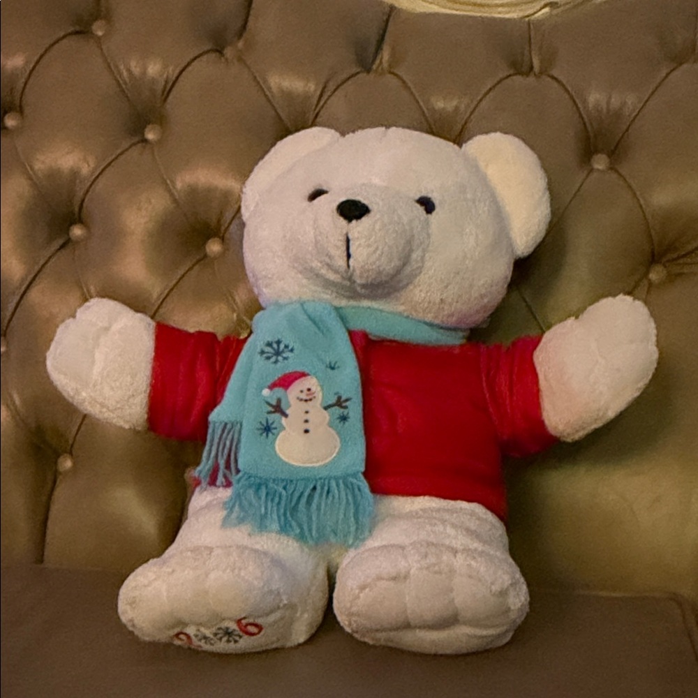 Dan Dee Christmas Collector 2006 Plush Teddy Bear  RED JACKET 21"